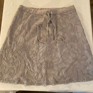 Max Studio Boutique Skirt Light Grey